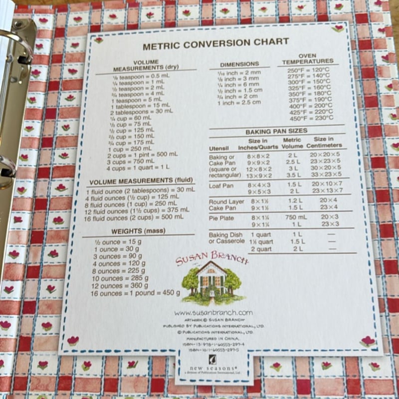 Homemade Recipes Tabbed Recipe Binder by New Seasons, Hardcover ...