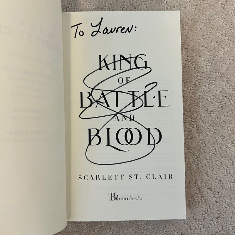 King of Battle and Blood (SIGNED)