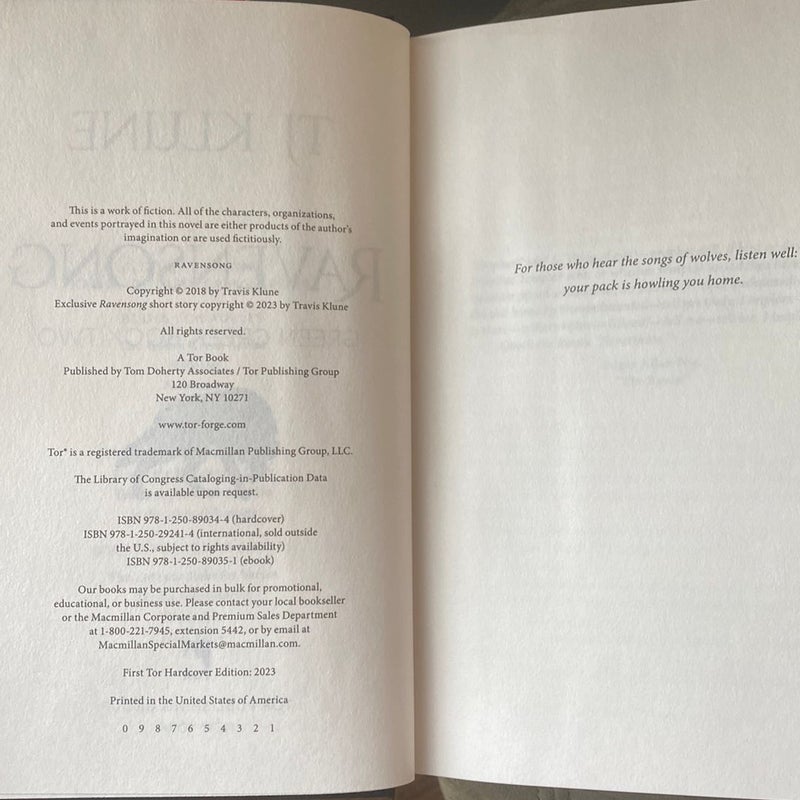 Ravensong - Barnes & Noble Exclusive Edition