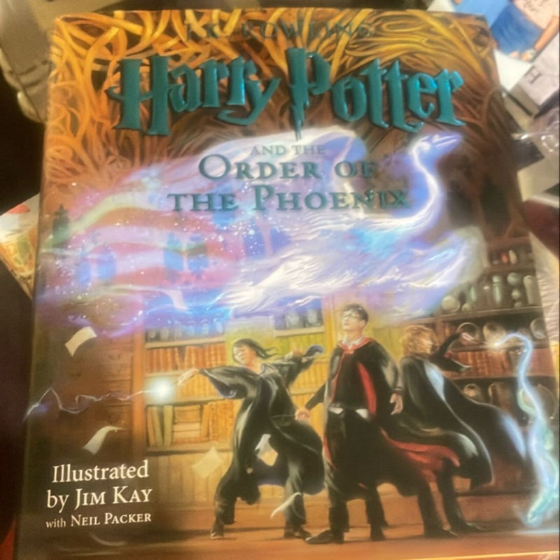 Harry Potter Illustrated books 1-5