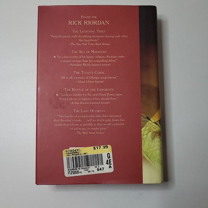 Kane Chronicles, the, Book One the Red Pyramid (Kane Chronicles, the, Book One)