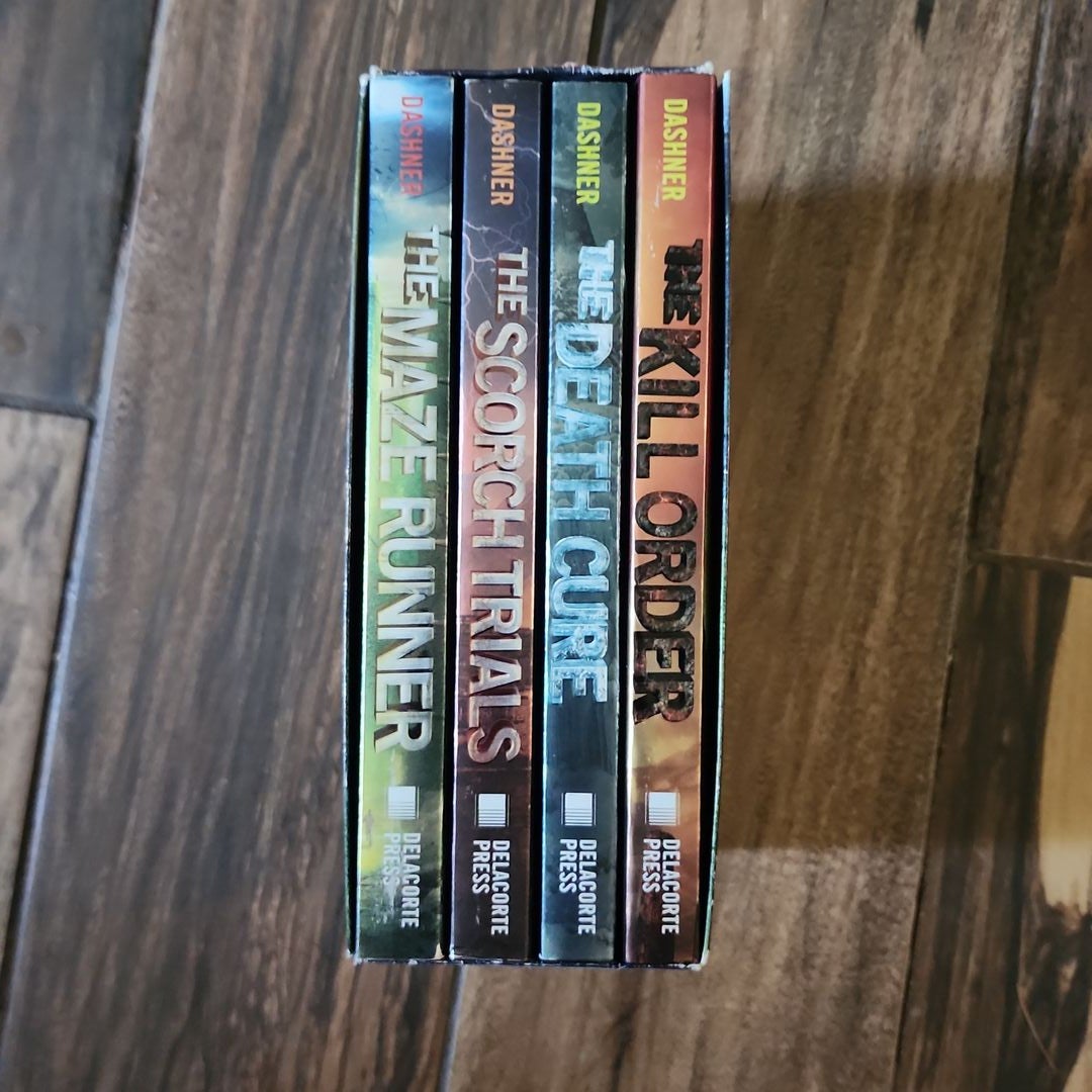 The Maze Runner Book Series James Dashner Delacorte Press 4 Paperback Book  Set