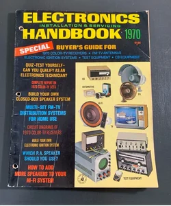 Vintage Electronics Installation and Servicing Handbook from 1970