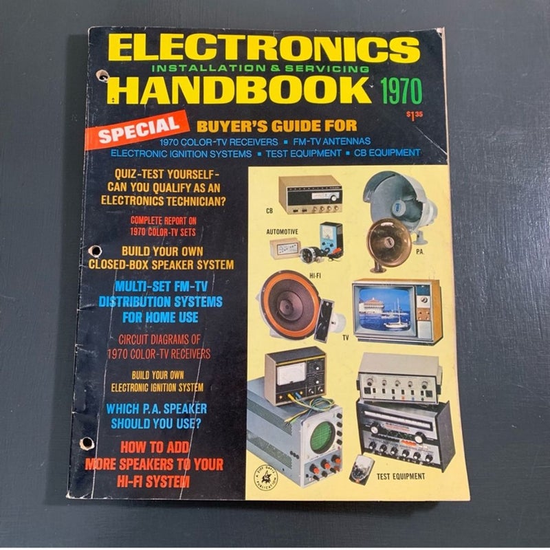 Vintage Electronics Installation and Servicing Handbook from 1970
