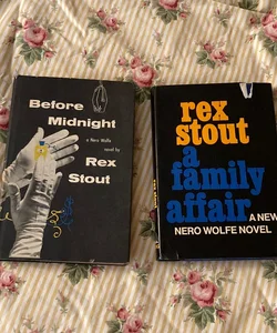 Nero Wolfe three book bundle 
