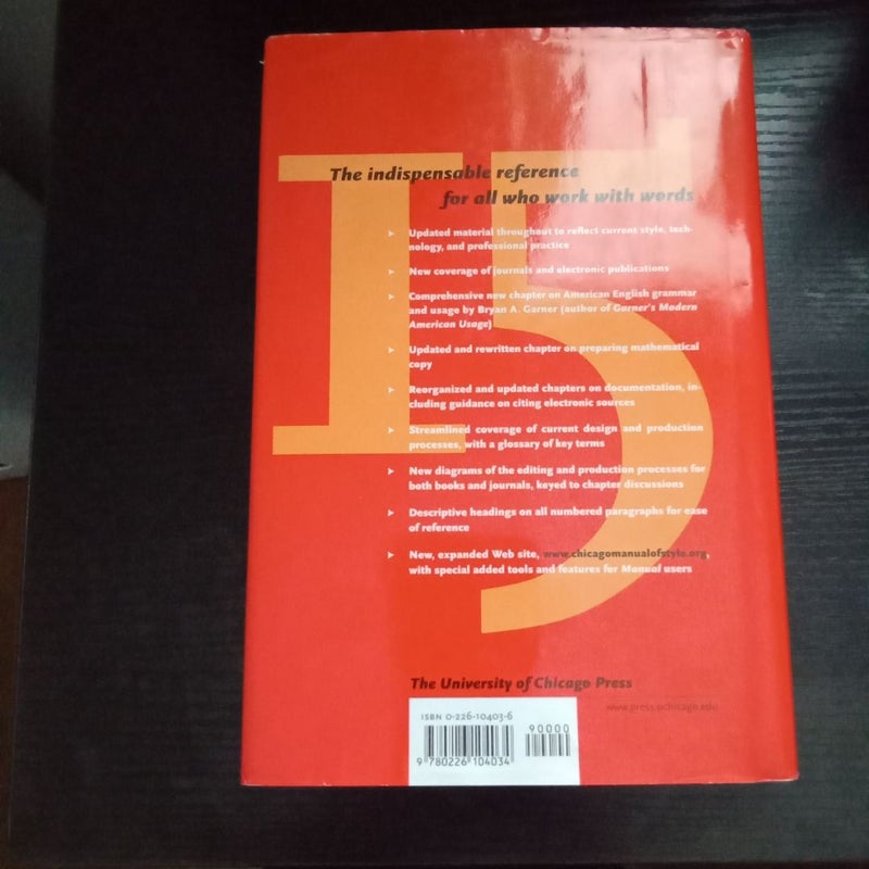 The Chicago Manual of Style, 15th Edition 
