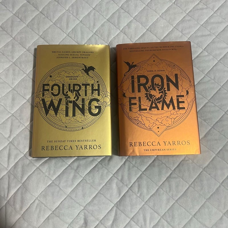Fourth Wing and Iron Flame Waterstones Edition