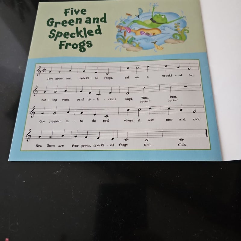 Five Green and Speckled Frogs