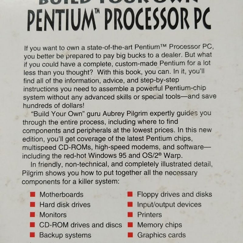 Build Your Own Pentium Processor PC