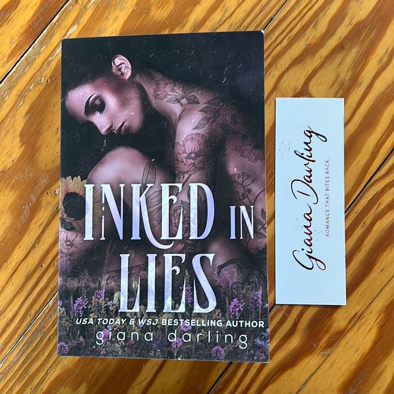 HAND SIGNED store Giana Darling Inked in Lies special edition