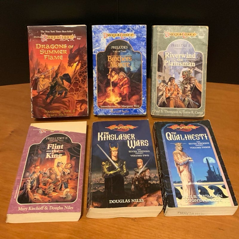 DragonLance Lot, 15 Books: Low Condition Reading Copies, PLEASE READ DESCRIPTION 
