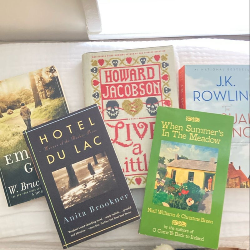 5 For 5 Bundle: Emory's Gift, Hotel Du Lac, When Summer’s in the Meadow, Live a Little, The Casual Vacancy