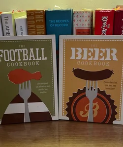 Football and beer cookbooks