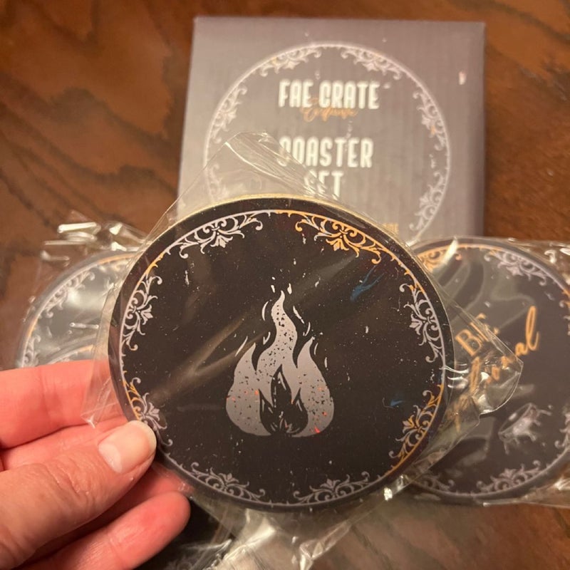 Spark of the ever flame coaster set 