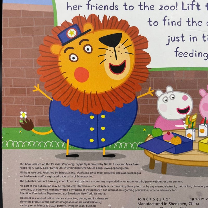 Peppa pig Peppa goes to the zoo childrens board book