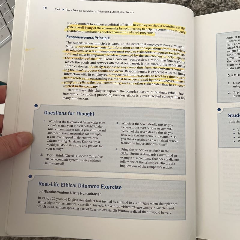 Understanding business ethics