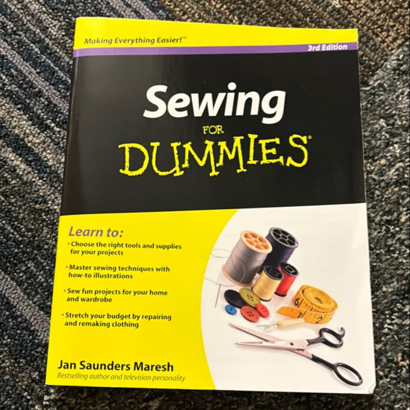 Sewing for Dummies