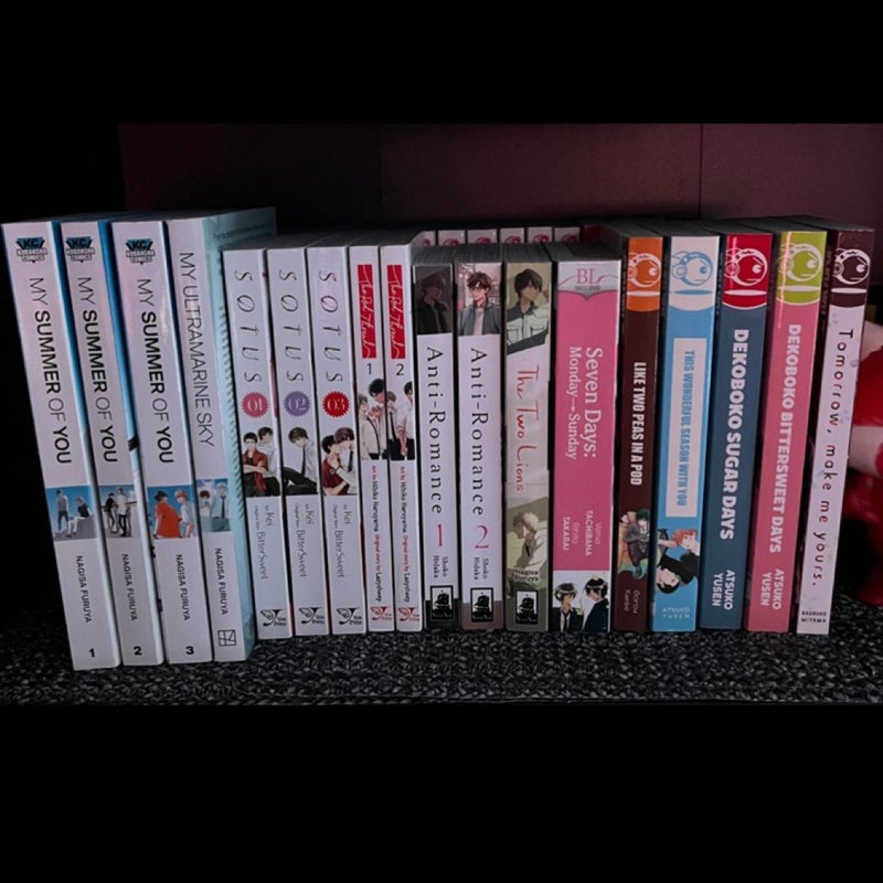 BL manga lot bundle of 18 (SOTUS, Dekoboko, and more!)