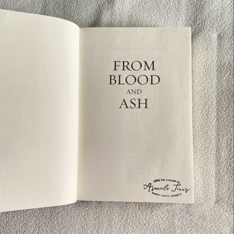 From Blood and Ash