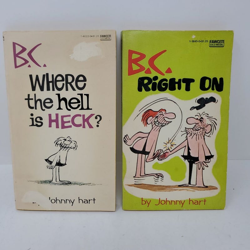 B.C. by Johnny Hart - 8 books