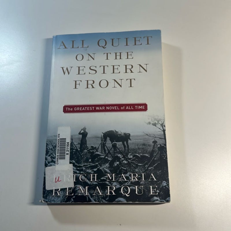 All Quiet on the Western Front