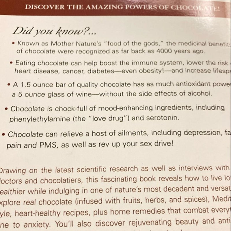 The Healing Powers of Chocolate