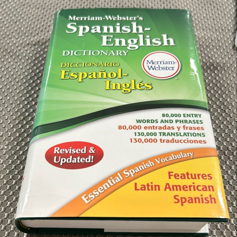 Merriam Webster's Spanish English Dictionary