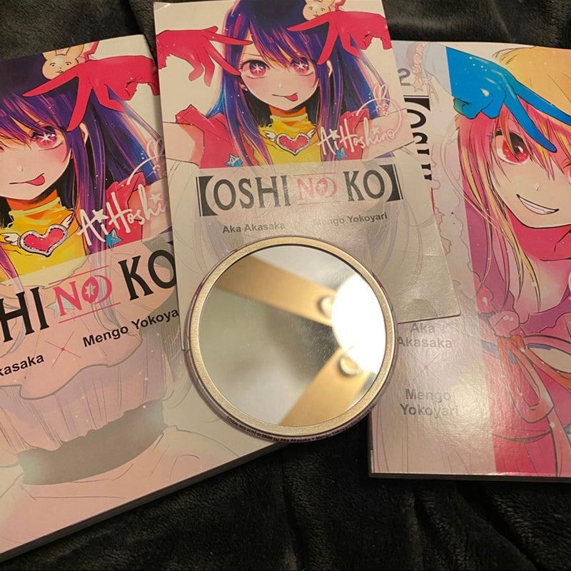 Oshi No Ko Manga Vol 1 & 2 + Mirror and Paper