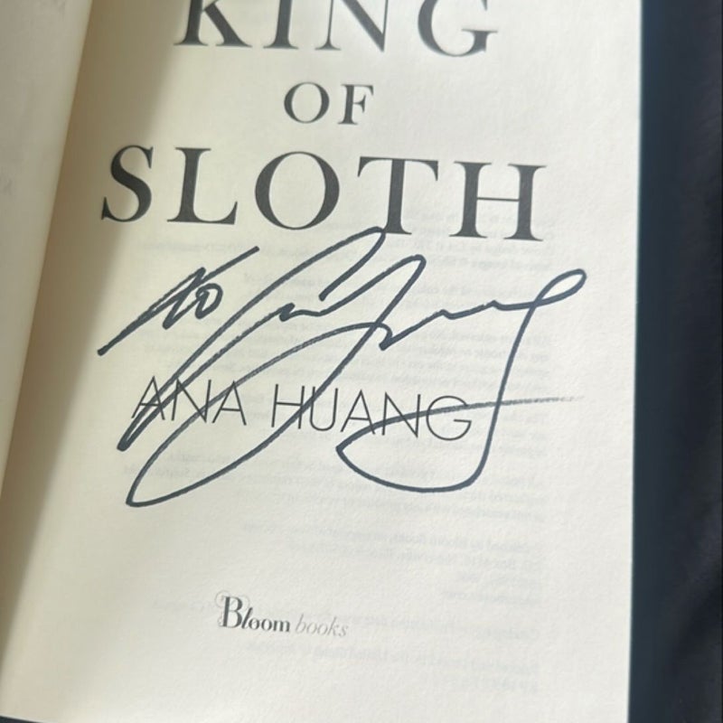 King of Sloth signed 