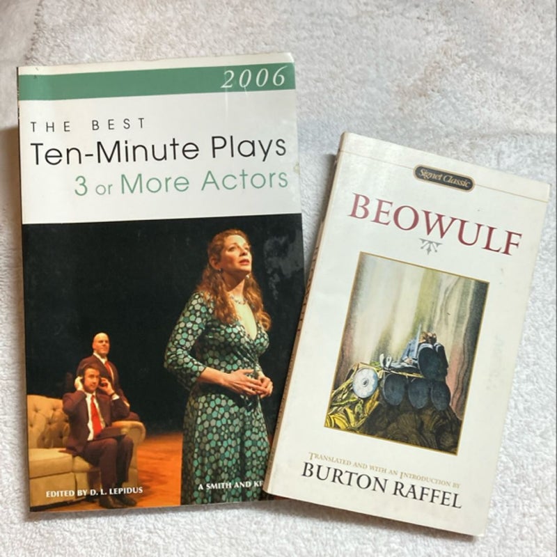 2006 the Best Ten-Minute Plays for Three or More Actors an Beowulf #6