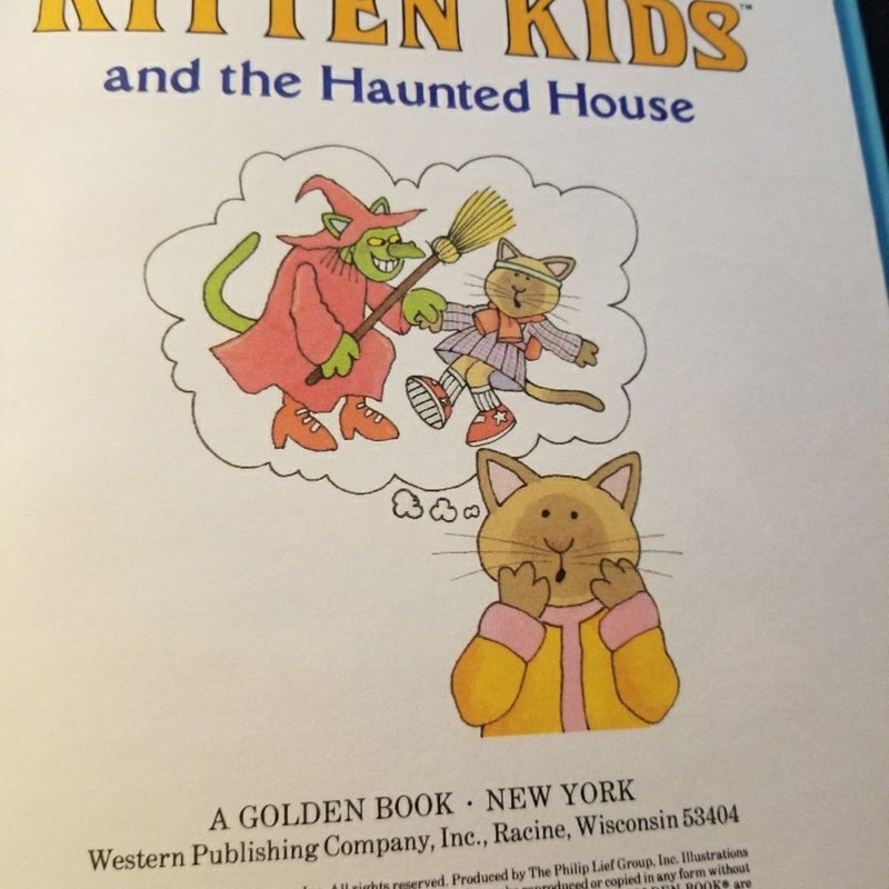 Kitten kids and the  Haunted house 