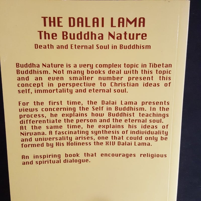 The Buddha Nature Death and Eternal Soul in Buddhism  F327