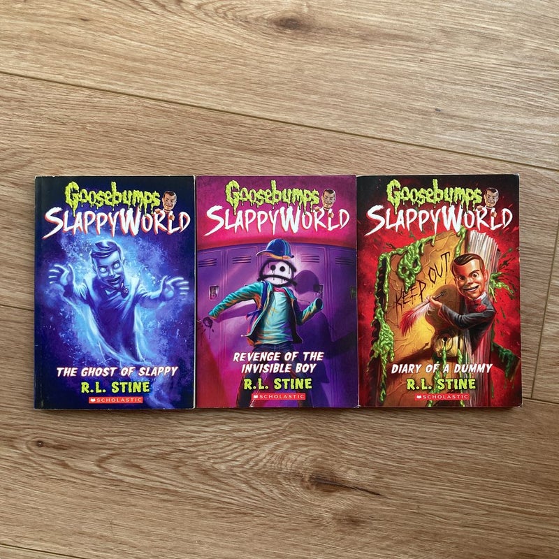 Bundle of (3) Slappy World Goosebumps Books