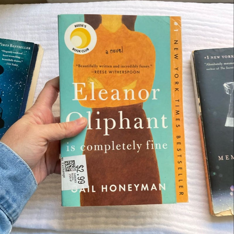 Thought Provoking Fiction Bundle: Eleanor Oliphant Is Completely Fine, The Memory Keeper’s Daughter, The Light Between Oceans