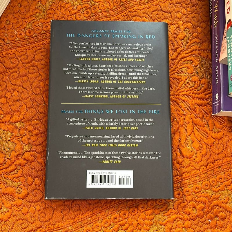 The dangers of smoking in bed by mariana enriquez hardcover pangobooks