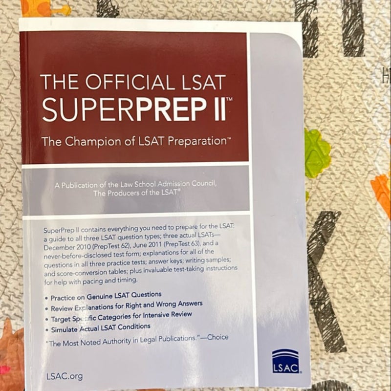 The Official LSAT SuperPrep II