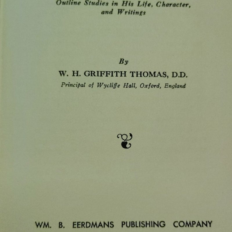 The Apostle Peter by W. H. Griffith Thomas (1956, Hardcover) – Eerdmans