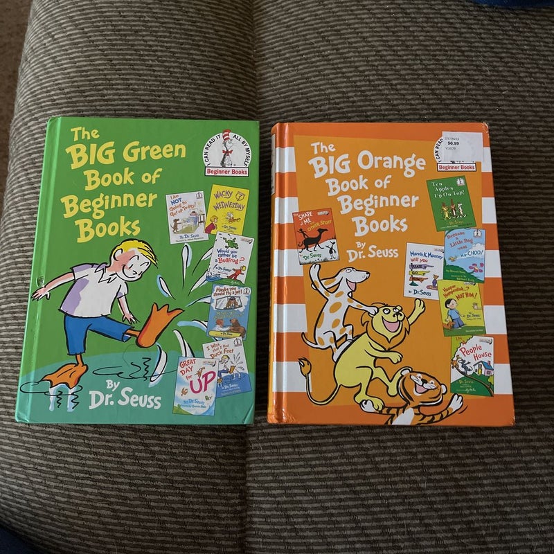 The Big Orange and Green Books of Beginner Books
