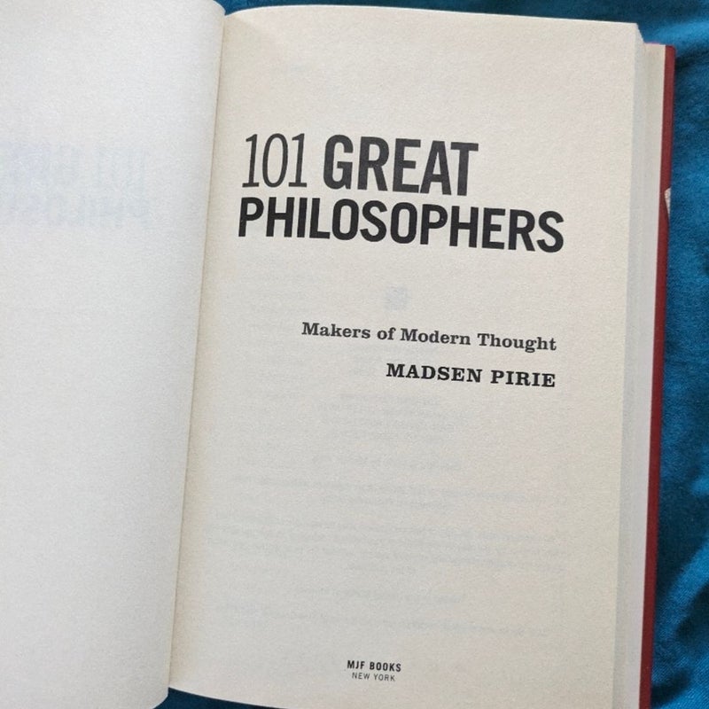 101 Great Philosophers 