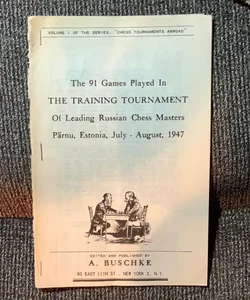 The 91 games played in the training tournament of leading Russian chess masters