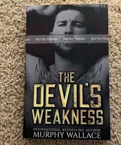 The Devil’s Weakness (ARC signed by the author)