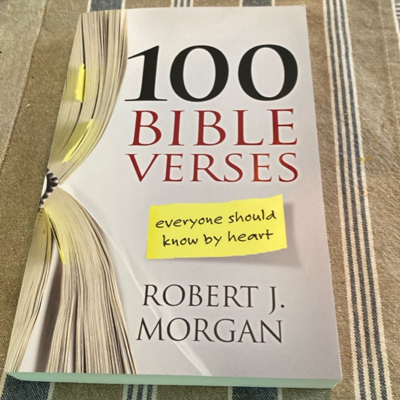 100 Bible Verses Everyone Should Know by Heart
