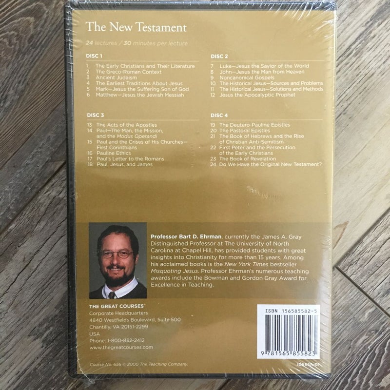 The Great Courses - The New Testament Book and DVDs