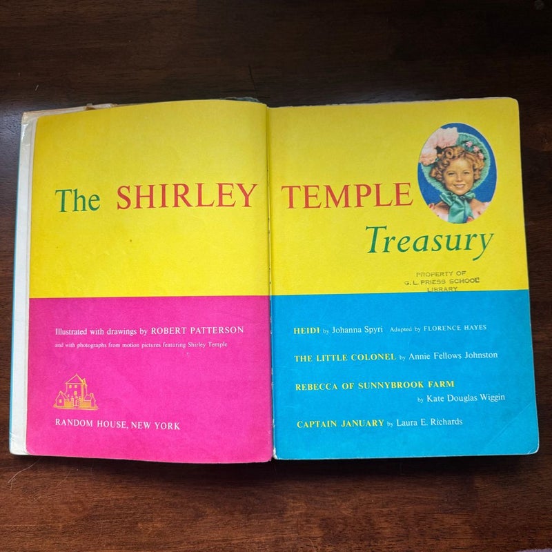 Vintage 1950s/60s Shirley Temple Treasury Book & Busy Book Bundle