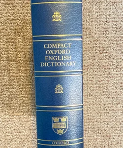 Compact Oxford English Dictionary 