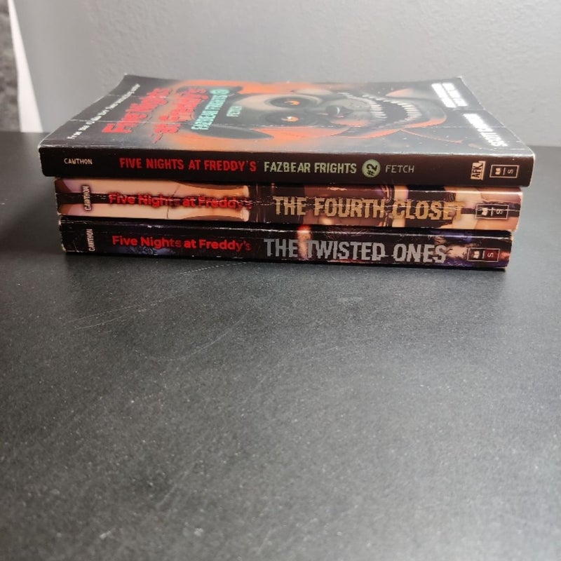 Three Five Nights at Freddy's books 