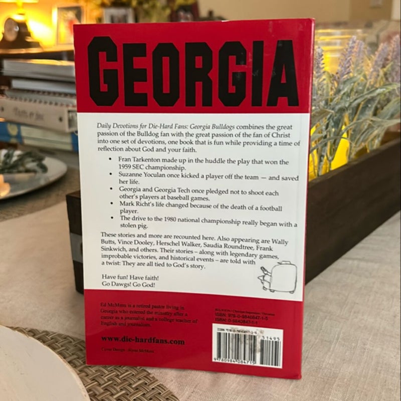 Daily Devotions for Die-Hard Fans Georgia Bulldogs