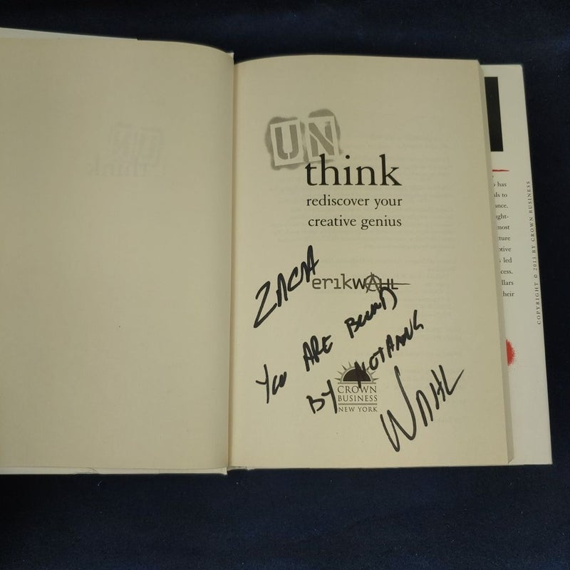 Unthink (Signed First ed)