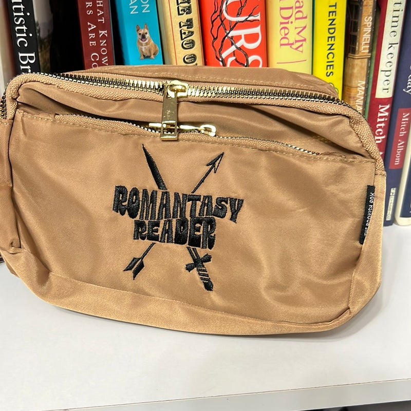 Bookish Box Romantasy Reader Crossbody  Bag (Blood and Ash Inspired)