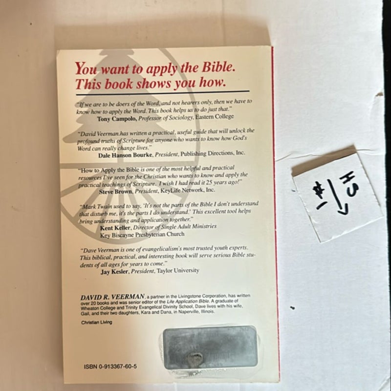 How to Apply the Bible